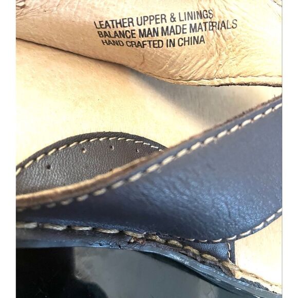 BORN Thong Brown Leather Women’s Sandals Shoes 8 Medium - Picture 5 of 12